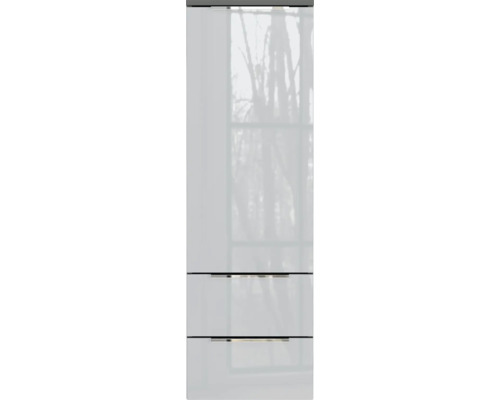 Hochglanz Badezimmerschrank mit zwei Schubladen