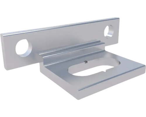 Metallbefestigung mit Löchern zur Montage