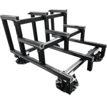 Systemtreppe Vario für Terrassendielen 3-stufig