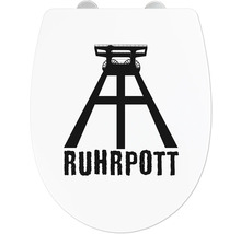Toilettendeckel mit Ruhrpott-Motiv
