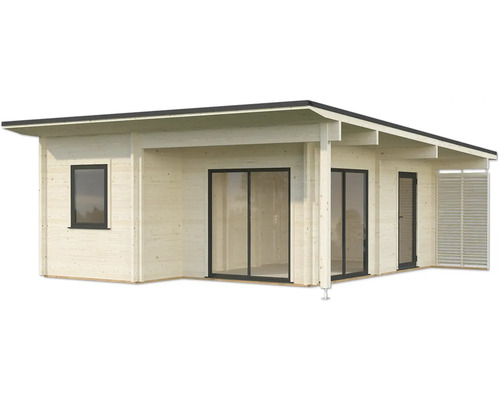 Holz Gartenhaus mit Fenster und Schiebetüren