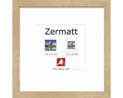 Objektrahmen Holz Zermatt eiche 23x23 cm