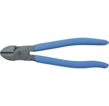 Seitenschneider mit blauen Griffen