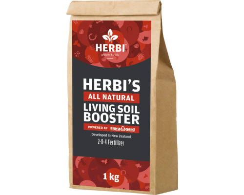 Herbi‘s All Natural Living Soil Booster 1kg Naturdünger für die Blütephase Herbi''s All Natural Living Soil Booster, 1 Kilogramm, Dünger