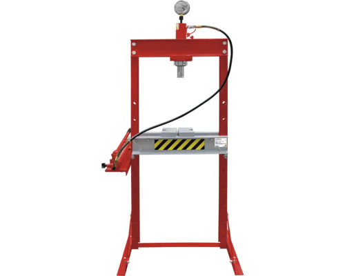 Werkstattpresse mit Manometer zur Druckmessung