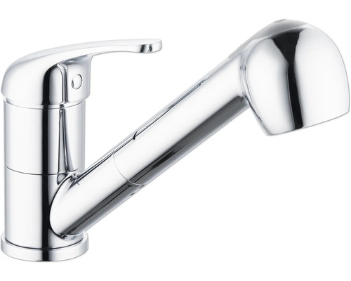 Niederdruckarmatur mit Brause AIN chrom