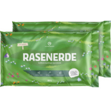 Zwei Säcke Rasenerde von Wundertgarten, torffreie Spezialerde für vitalen Rasen, 35 Liter