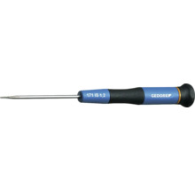 Schlitzschraubendreher mit blauem Griff und Gedore Logo