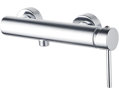 Duscharmatur aus Metall zur Wandmontage