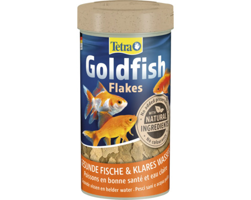 Tetra Goldfish Flakes Fischfutter Dose mit natürlicher Rezeptur