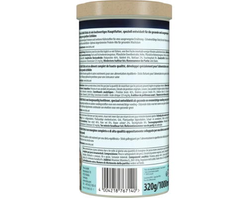 Tetra Cichlid Sticks Fischfutter, 320 Gramm