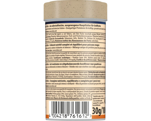 Tetra Goldfischfutter für intensive Farben