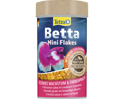 Tetra Betta Mini Flakes Fischfutter Dose