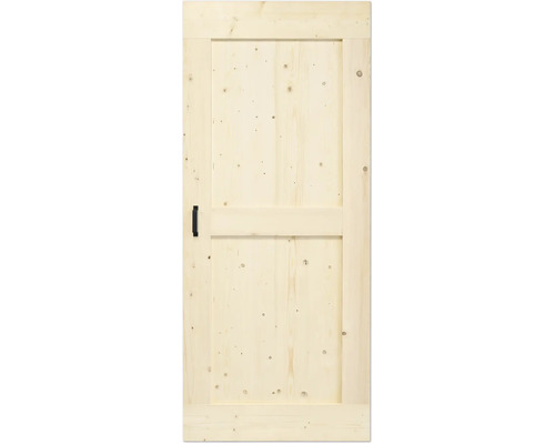 Holztür mit Griff