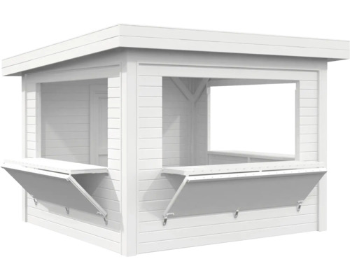 Marktstand Palmako Lenna 8,3 m² Set 306 300 x 300 cm weiß