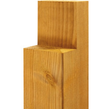 Holzbalken mit ausgefrästem Bereich