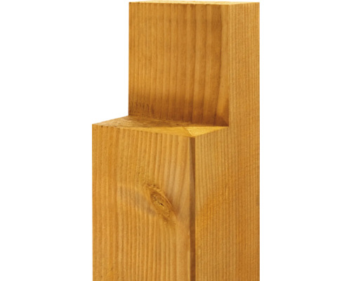 Holzbalken mit ausgefrästem Bereich