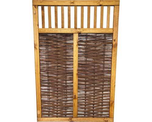 Teilelement, Weidengeflechtzaun Vesuv 120 x 180 cm braun