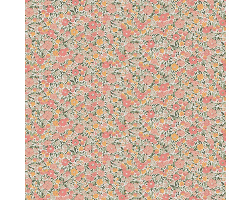 Vliestapete 121076 Laura Ashley Blumen rosa Tapete mit Blumenmuster