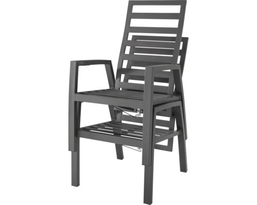 Stapelbare Gartenstühle aus Aluminium