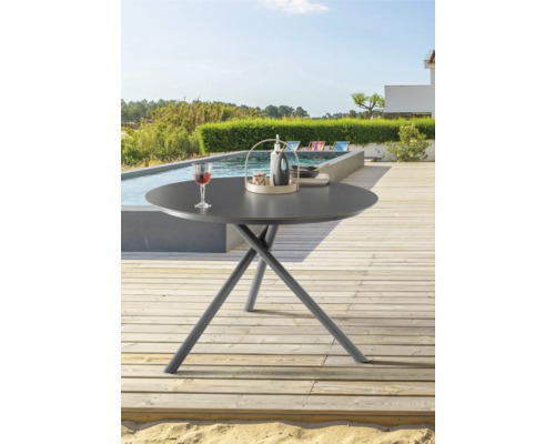 Esstisch Gartentisch Destiny BARLETTA 110 x 110 x 77 cm aluminium