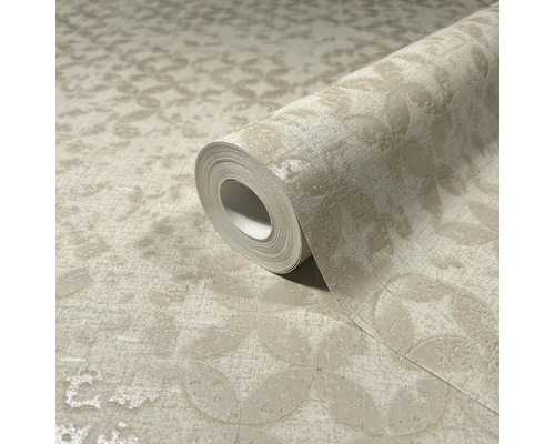 Tapetenrolle mit floralem Muster