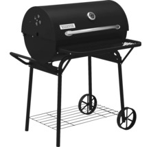 Tenneker Holzkohlegrill mit Ablagefläche und Rädern