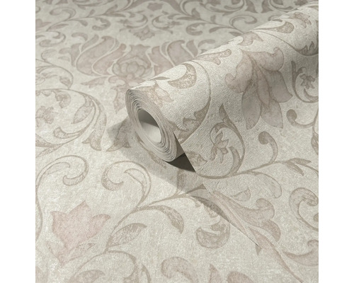 Tapetenrolle mit floralem Muster