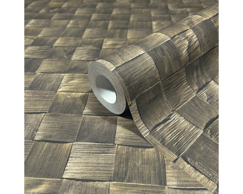 Rolle Vinyltapete mit geflochtenem Muster