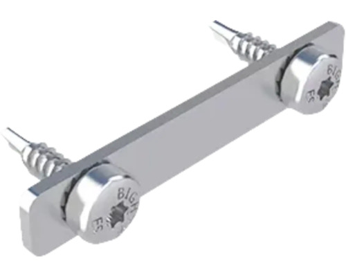 Metallverbinder mit zwei Schrauben