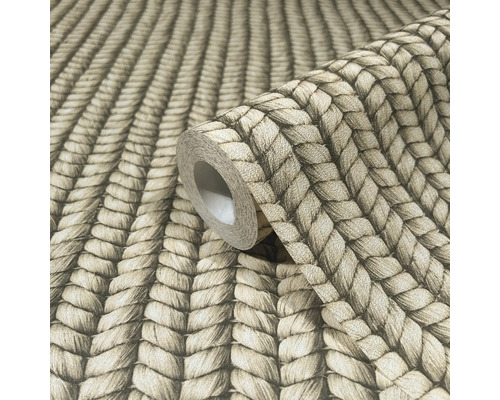 Tapetenrolle mit Zopfmuster