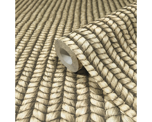 Tapetenrolle mit Zopfmuster