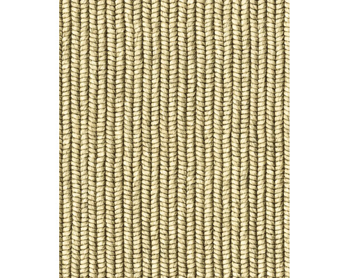 Vliestapete 45750 Struktura Textil geflochten beige braun Nahaufnahme eines Sisalteppichs mit geflochtener Textur