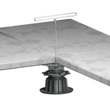 Terrassenplatten Nivelliersystem mit Verstellfuß und T-Griff