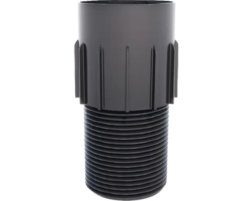 Kunststoffrohr mit Gewinde und Muffe