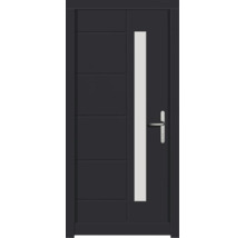 Haustür DW02 Kiefer RAL 7016 anthrazitgrau 1100x2100 mm DIN Rechts (nach innen öffnend)