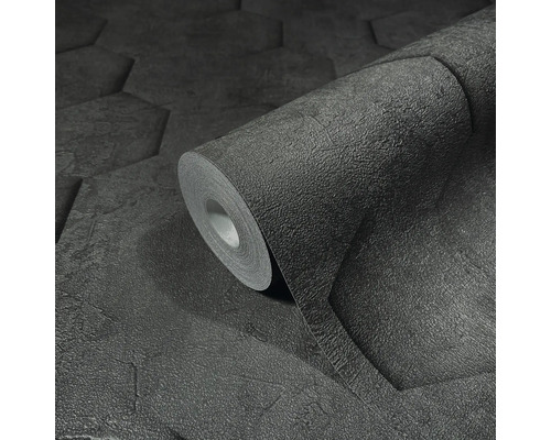 Rolle Vinyltapete mit sechseckigem Muster