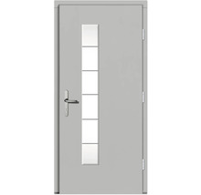 Haustür DW02a Kiefer RAL 9016 verkehrsweiß 1000x2100 mm DIN Rechts (nach innen öffnend)