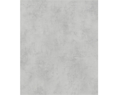 Graue Wand mit Putzstruktur.