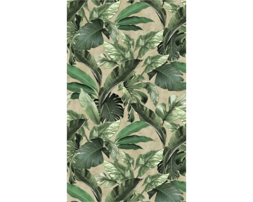 Fototapete Vlies 34198 Loft Superior Floral beigegrün 3-tlg. 270 x 159 cm Tapete mit tropischen Blättern