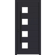 Haustür DW04 Kiefer RAL 7016 anthrazitgrau 1000x2100 mm DIN Rechts (nach innen öffnend)