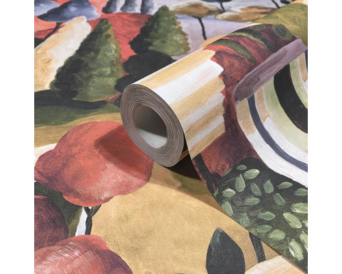 Tapetenrolle mit Landschaftsmuster