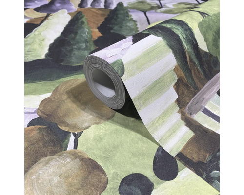 Tapetenrolle mit Landschaftsmotiv