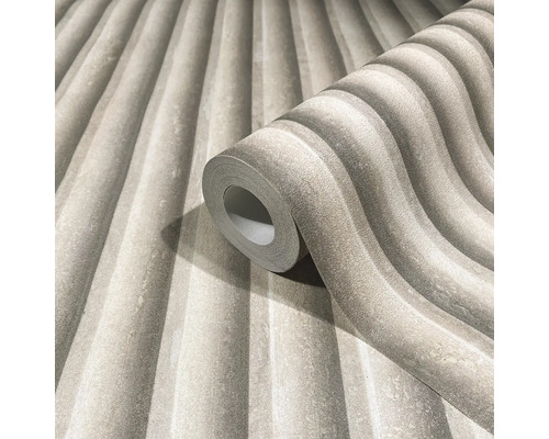 Rolle Tapete mit dreidimensionalem, wellenförmigem Muster