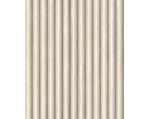 Vliestapete 81697 Leyla Streifen beige-grau