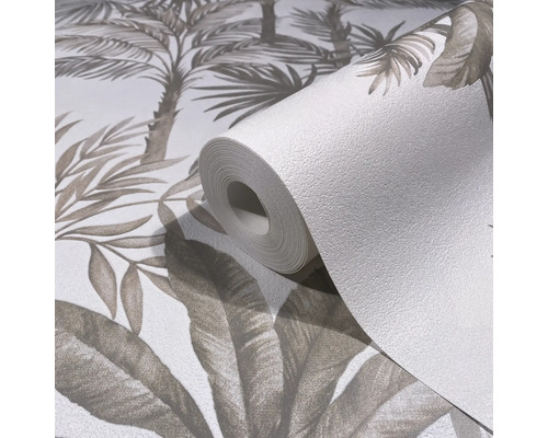 Tapetenrolle mit Palmenmuster