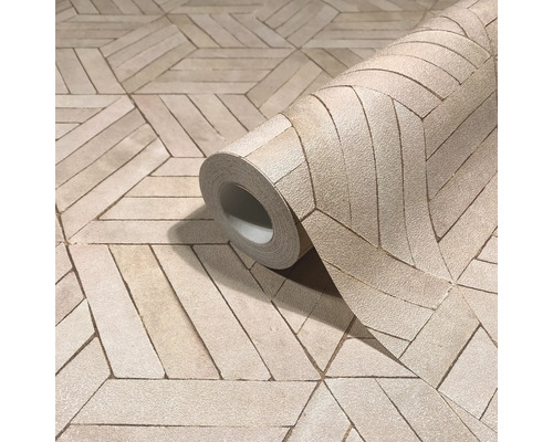 Tapetenrolle mit Steinmuster