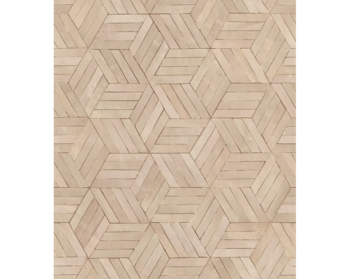 Vliestapete 89001 Leyla Geometrisch Stein-Optik beige Fliesenmuster mit geometrischem Design für Boden oder Wand