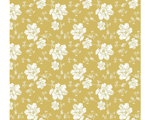 Tischdecke Noblessa Schnitt Yellow Blossom 110x140 cm Blumentapete mit Blütenmuster