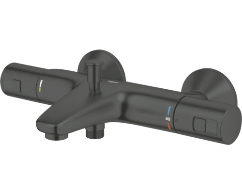 Schwarzer Grohe Aufputz-Thermostat für die Dusche